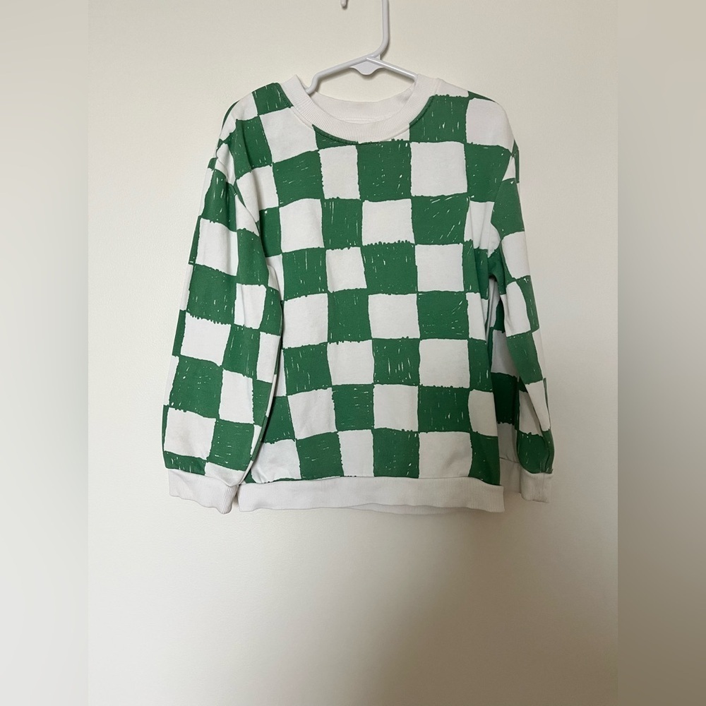 H&M Kids checkered sweatshirt - Picture 4 of 8